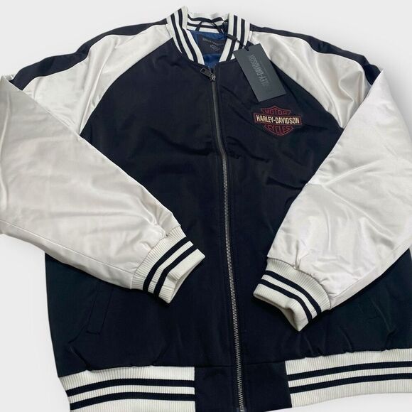 Harley-Davidson Woven Club Crew Casual Jacket Mens size Large New with Tags - Picture 5 of 12